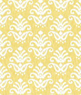 A-Street Prints Keaton Medallion Yellow Wallpaper