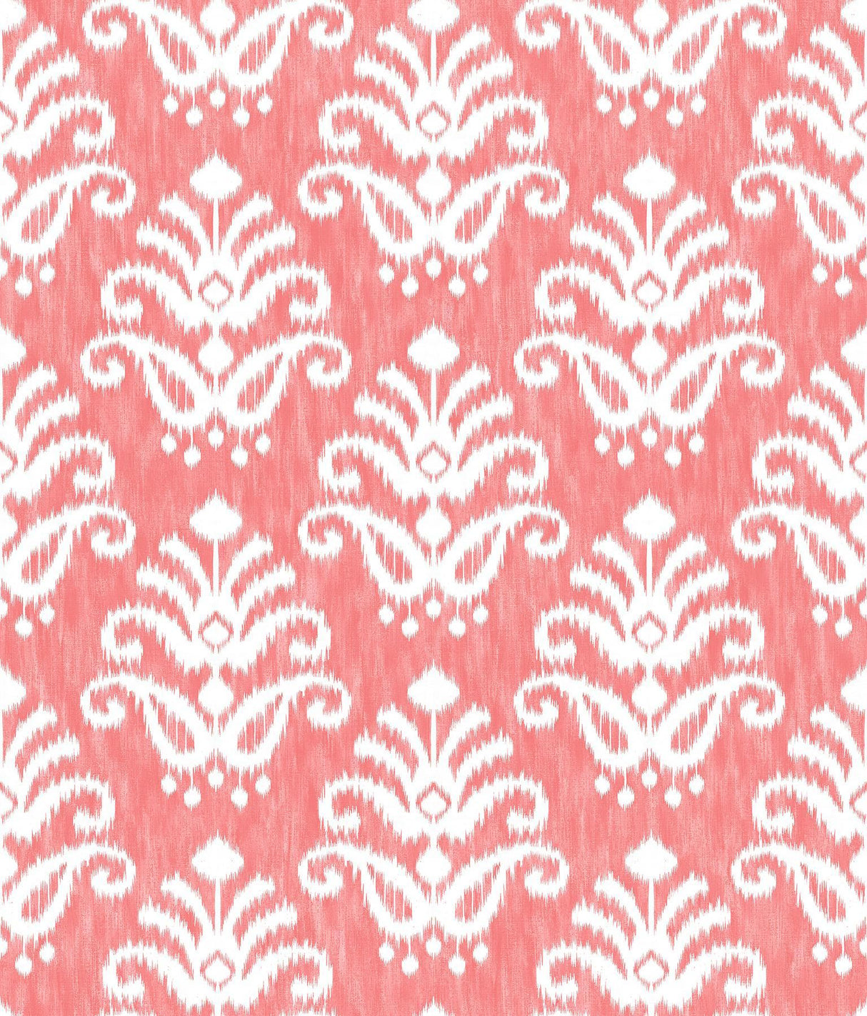 A-Street Prints Keaton Coral Medallion Wallpaper