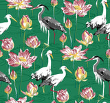 A-Street Prints Barton Green Heron Wallpaper