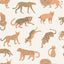 Brewster Home Fashions Tangerine Kitty Kitty Peel & Stick Wallpaper