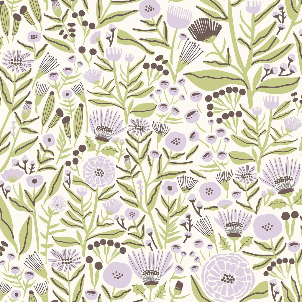 Brewster Home Fashions Lilac Marigold Forest Peel & Stick Wallpaper