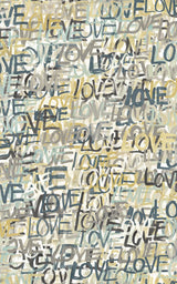Brewster Home Fashions Indio Love Scribble Neutral Wallpaper