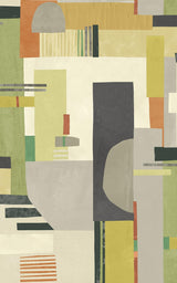 Brewster Home Fashions Rhodes Sage Blocs Wallpaper