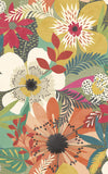Brewster Home Fashions Janis Olive Floral Riot Wallpaper