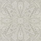 Zoffany Grand Paisley Silver Wallpaper