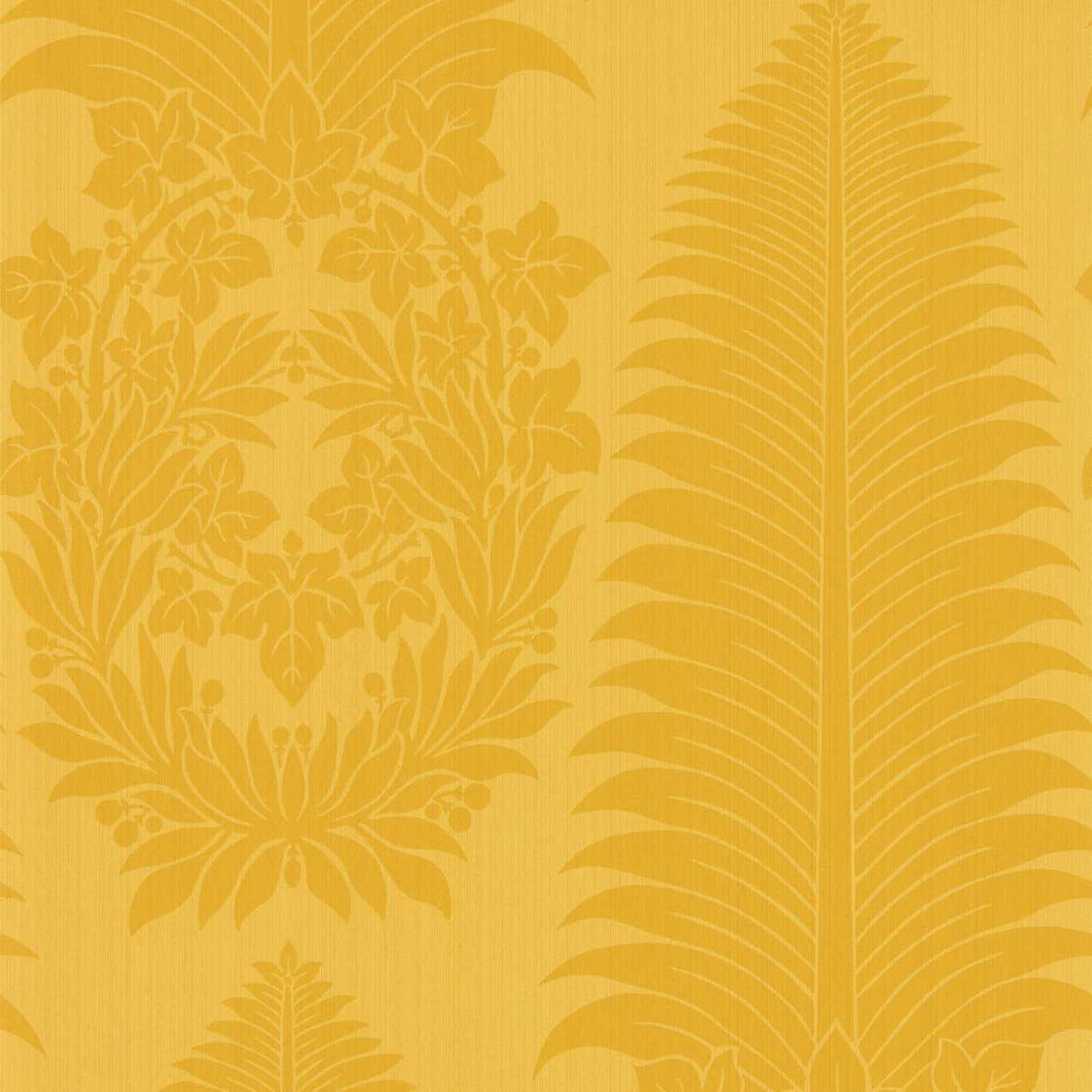 Zoffany Marsden`s Palm Damask Tigers Eye Wallpaper