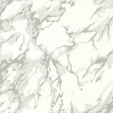 Zoffany French Marble Empire Grey/ Perfect White Wallpaper