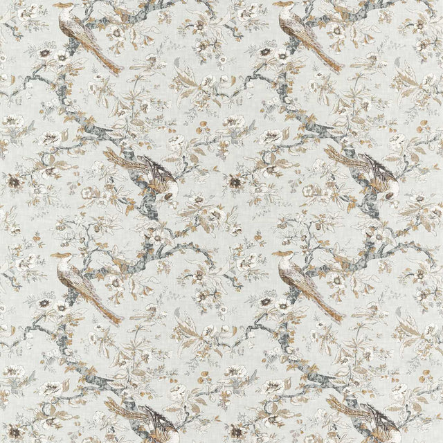 Zoffany Chintz Quartz Grey Fabric