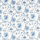 Zoffany Phaedra Toile Indigo Fabric