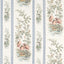 Zoffany Stork & Thrushes Tuscan Pink/ Cobalt Fabric