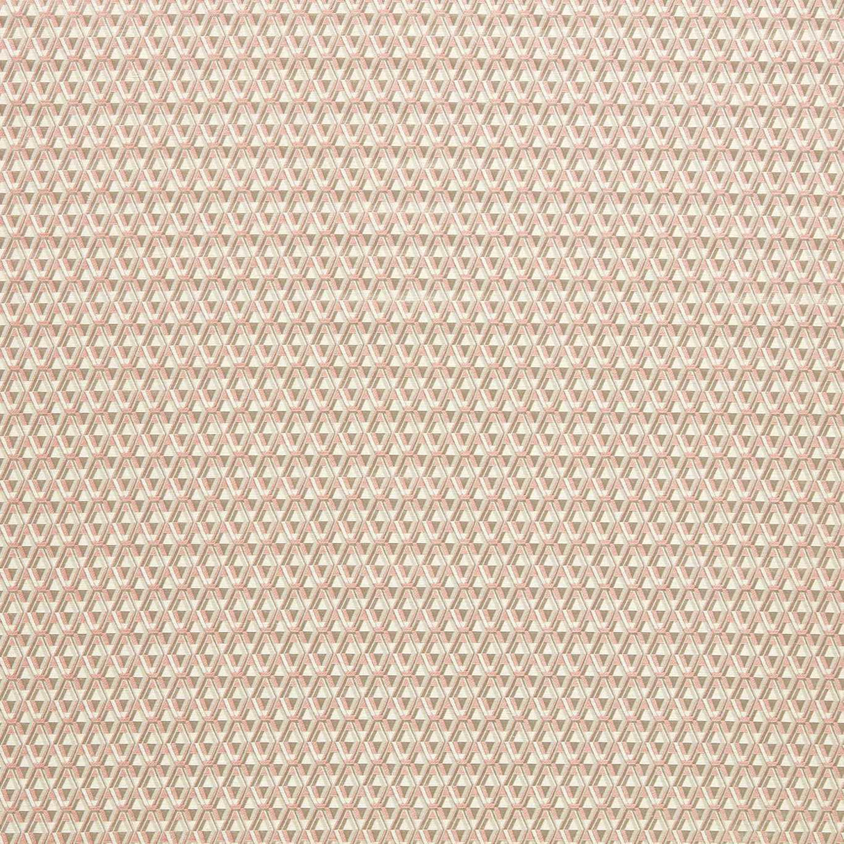 Zoffany Domino Diamond Rose Quartz Fabric