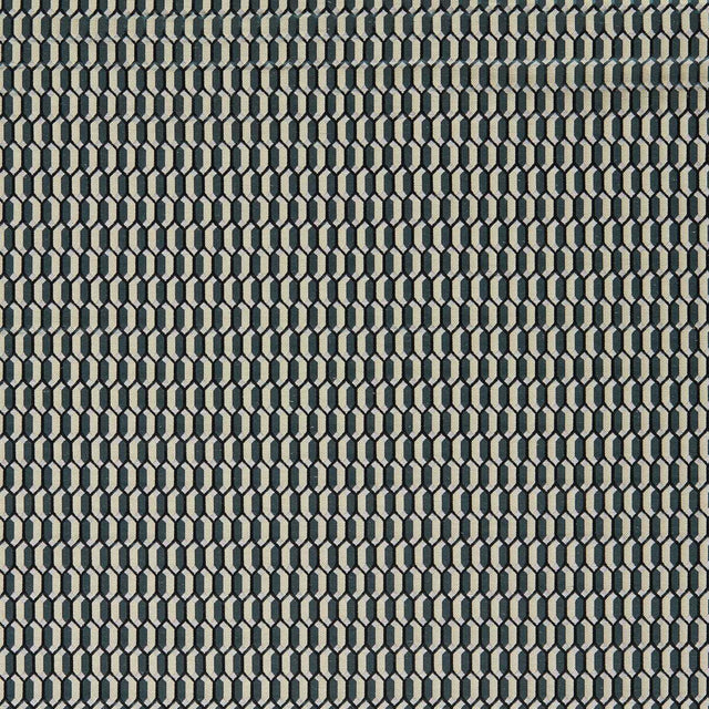 Zoffany Domino Trellis Ink Fabric