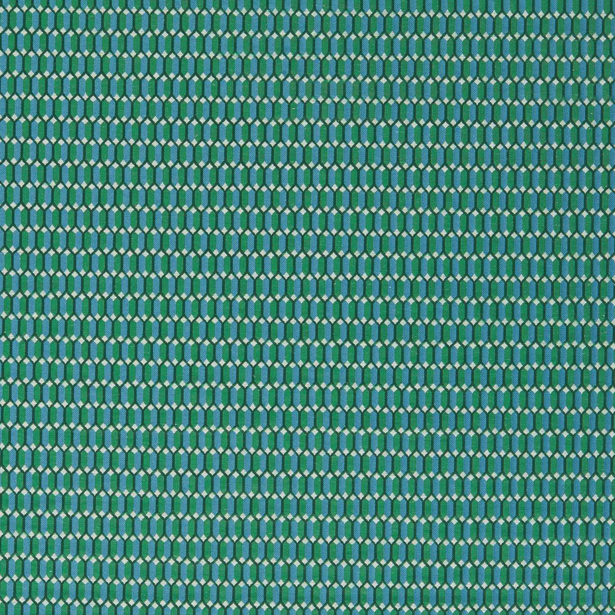 Zoffany Domino Trellis Huntsman Green Fabric
