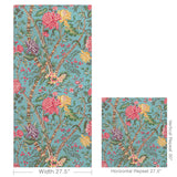 Brunschwig & Fils LUBERON AQUA/MULTI Wallpaper