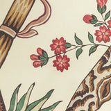 Brunschwig & Fils LUBERON RED/TEAL Wallpaper