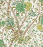 Brunschwig & Fils LUBERON GREEN/LEAF Wallpaper