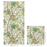 Brunschwig & Fils LUBERON GREEN/LEAF Wallpaper