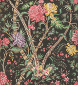 Brunschwig & Fils LUBERON NOIR/MULTI Wallpaper
