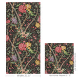 Brunschwig & Fils LUBERON NOIR/MULTI Wallpaper