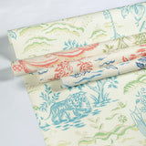 Brunschwig & Fils VALENSOLE LEAF/ROSE Wallpaper
