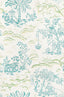 Brunschwig & Fils VALENSOLE TEAL/LEAF Wallpaper
