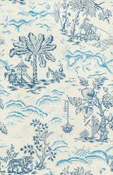 Brunschwig & Fils VALENSOLE NAVY/SKY Wallpaper