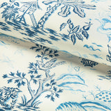 Brunschwig & Fils VALENSOLE NAVY/SKY Wallpaper