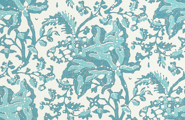 Brunschwig & Fils WEYMOUTH AQUA Wallpaper