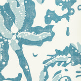 Brunschwig & Fils WEYMOUTH AQUA Wallpaper