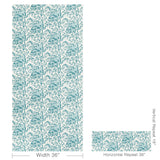 Brunschwig & Fils WEYMOUTH AQUA Wallpaper