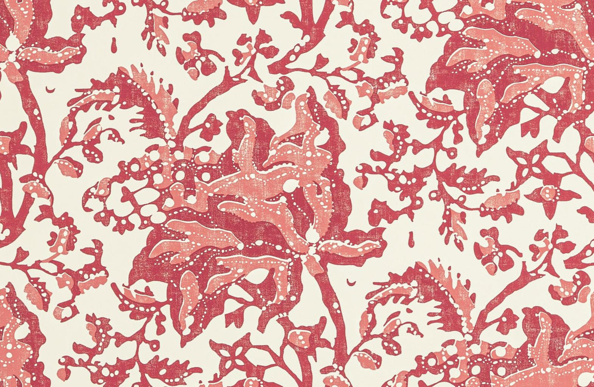 Brunschwig & Fils WEYMOUTH RED Wallpaper