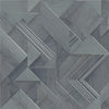 Brewster Home Fashions Cassian Denim Wood Geometric Wallpaper