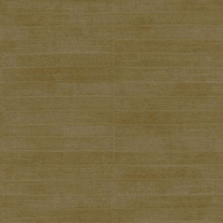 Brewster Home Fashions Dermot Horizontal Stripe Brass Wallpaper