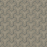 Brewster Home Fashions Gautier Tessellate Silver Wallpaper