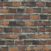 Brewster Home Fashions Lennox Rust Brick Wallpaper