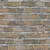Brewster Home Fashions Lennox Neutral Brick Wallpaper