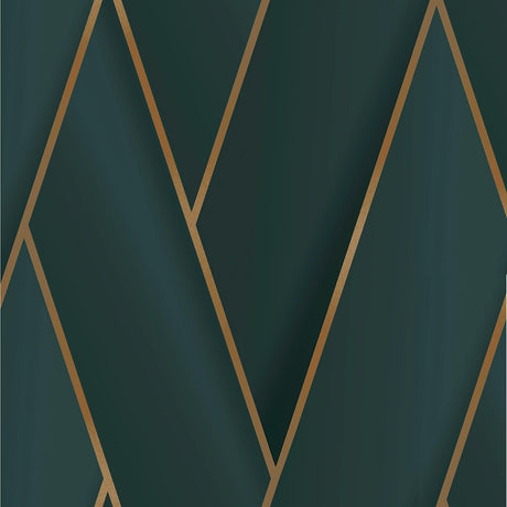 Brewster Home Fashions Manfred Teal Modern Herringbone Wallpaper