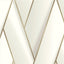 Brewster Home Fashions Manfred White Modern Herringbone Wallpaper