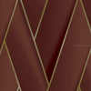 Brewster Home Fashions Manfred Ruby Modern Herringbone Wallpaper
