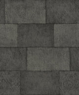 Brewster Home Fashions Lyell Stone Charcoal Wallpaper