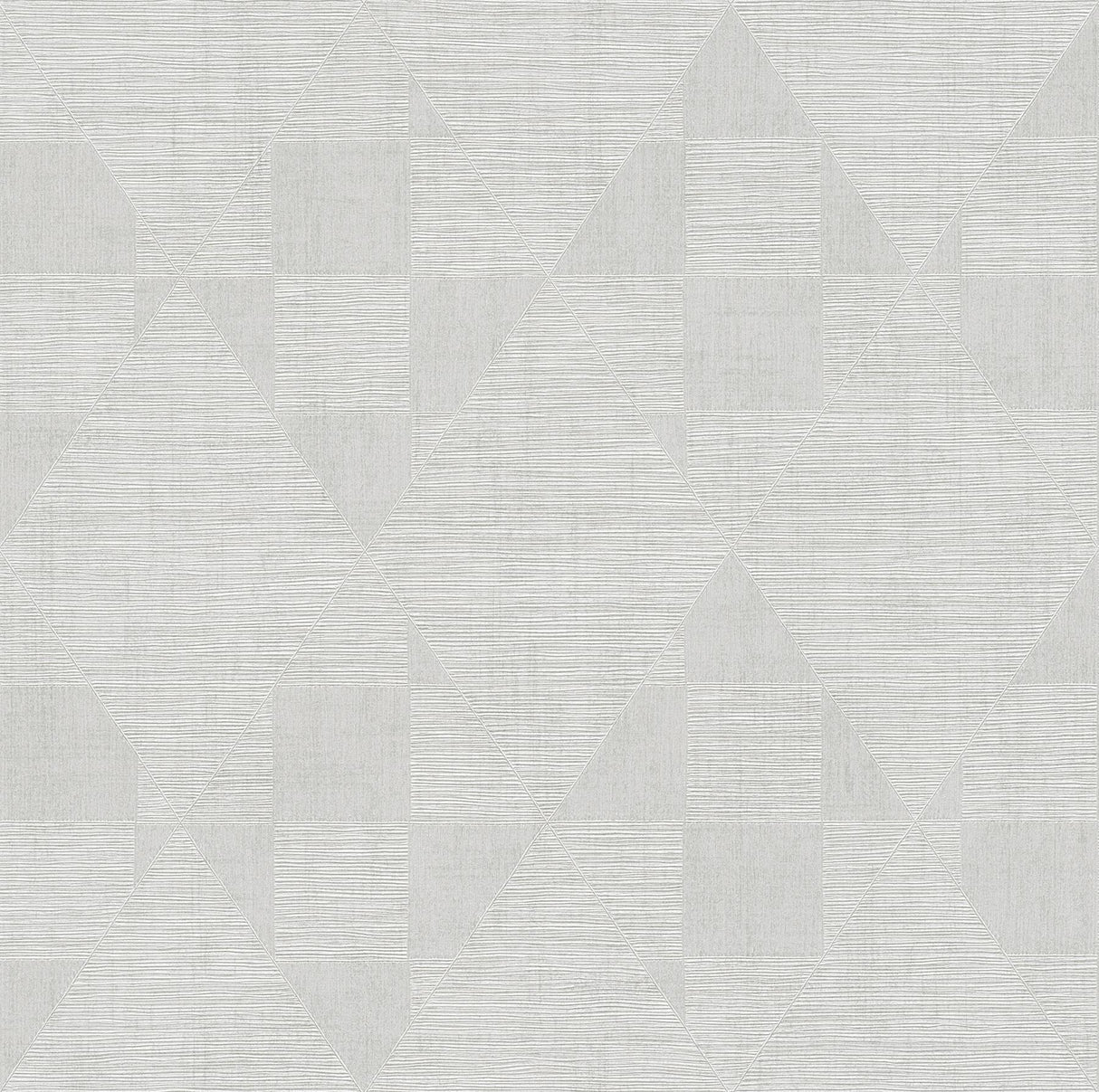 Brewster Home Fashions Wegener Silver Geometric Wallpaper