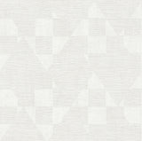 Brewster Home Fashions Wegener Champagne Geometric Wallpaper