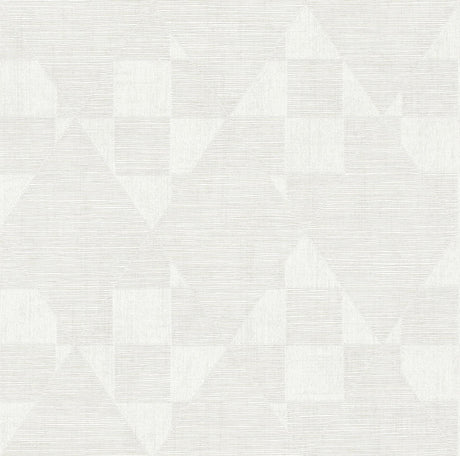 Brewster Home Fashions Wegener Champagne Geometric Wallpaper