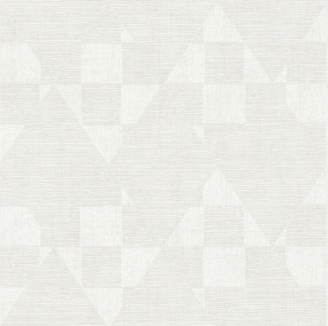 Brewster Home Fashions Wegener Champagne Geometric Wallpaper