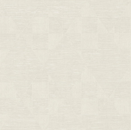 Brewster Home Fashions Wegener Ivory Geometric Wallpaper