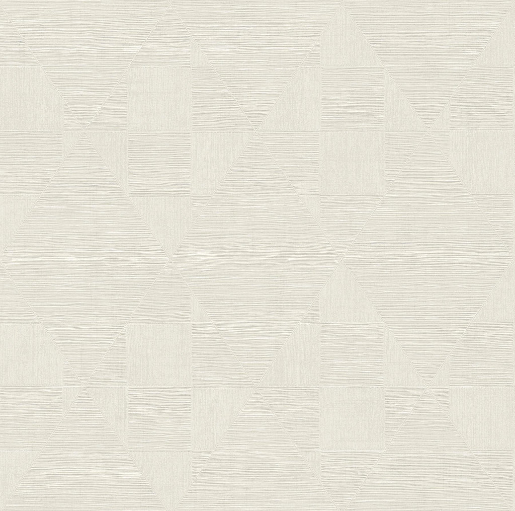 Brewster Home Fashions Wegener Ivory Geometric Wallpaper