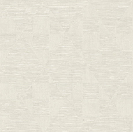 Brewster Home Fashions Wegener Geometric Ivory Wallpaper