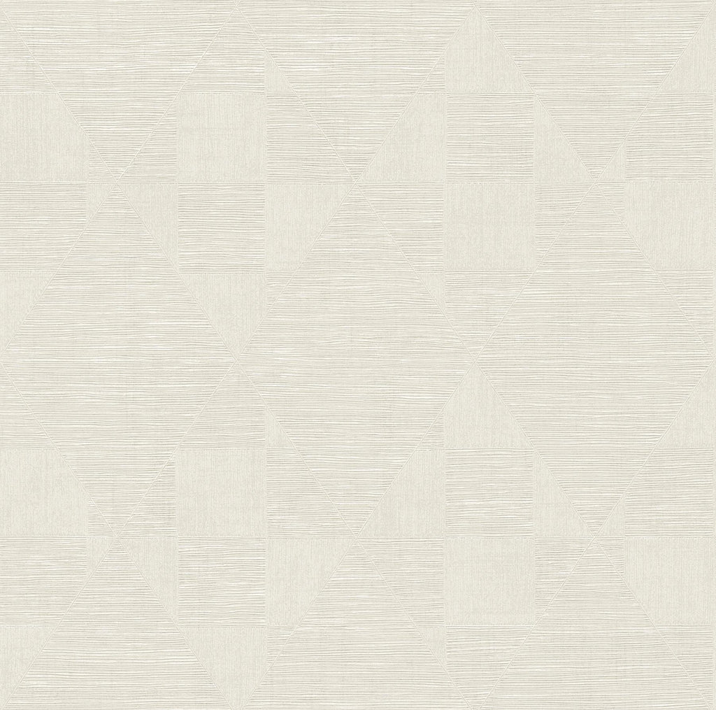 Brewster Home Fashions Wegener Geometric Ivory Wallpaper