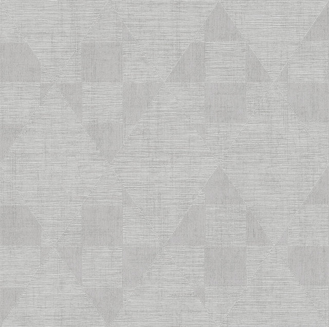 Brewster Home Fashions Wegener Sterling Geometric Wallpaper