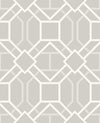 Brewster Home Fashions Dauphin Bone Lattice Wallpaper